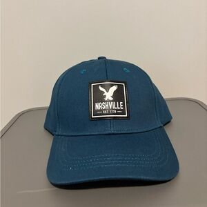 Robin Ruth Teal Embroidered Logo Baseball Cap